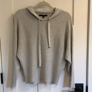 Cyrus Women's Light Gray Hooded Sweater
